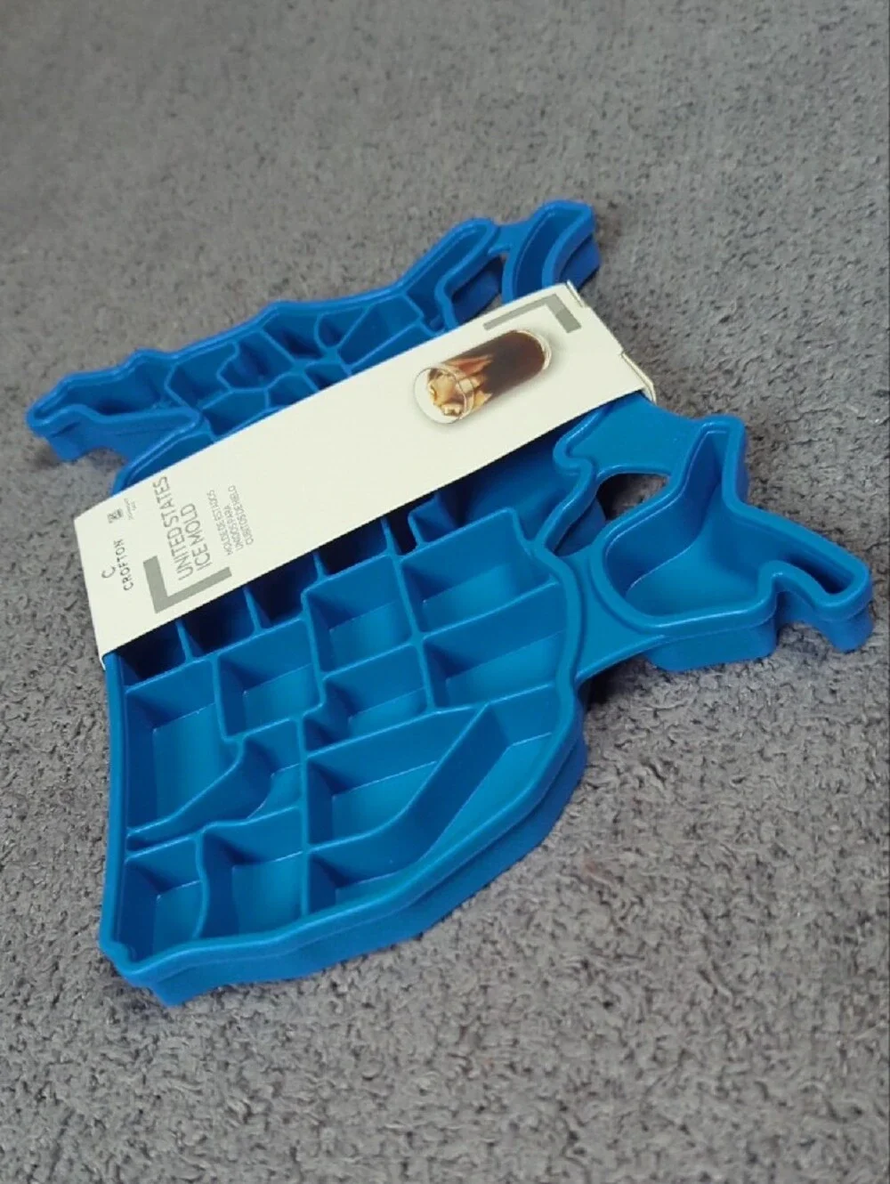 Crofton United States Map Ice Mold - Blue